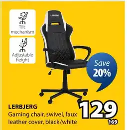 JYSK LERBJERG Gaming chair offer