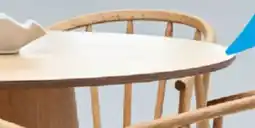 JYSK KLIPLEV Dining table, pedestal base, oak veneer finish offer