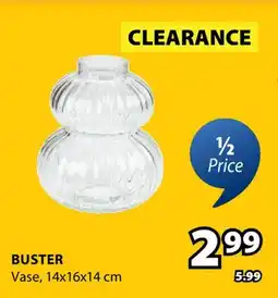 JYSK BUSTER Vase offer