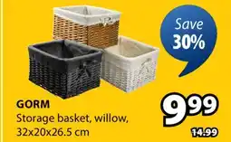 JYSK GORM Storage basket offer