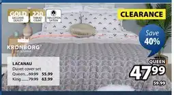 JYSK LACANAU Duvet cover set offer