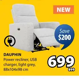 JYSK DAUPHIN Power recliner offer
