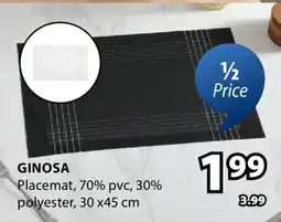 JYSK GINOSA Placemat offer