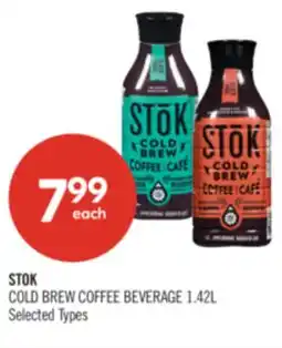 Shoppers Drug Mart STOK COLD BREW COFFEE BEVERAGE offer