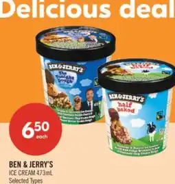Shoppers Drug Mart BEN & JERRY'S ICE CREAM offer