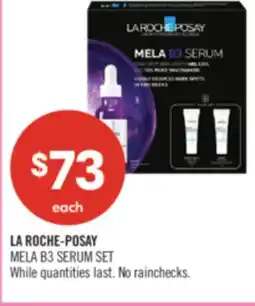 Shoppers Drug Mart LA ROCHE-POSAY MELA B3 SERUM SET offer