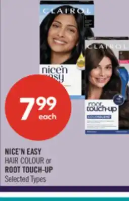 Shoppers Drug Mart NICE'N EASY HAIR COLOUR or ROOT TOUCH-UP offer