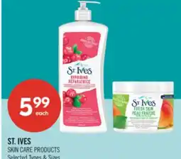 Shoppers Drug Mart ST. IVES SKIN CARE PRODUCTS offer