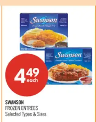 Shoppers Drug Mart SWANSON FROZEN ENTREES offer