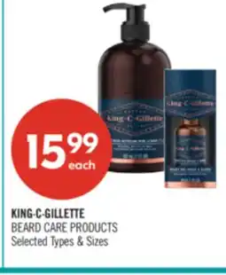 Shoppers Drug Mart KING-C-GILLETTE BEARD CARE PRODUCTS offer