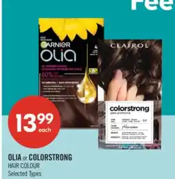 Shoppers Drug Mart OLIA or COLORSTRONG HAIR COLOUR offer
