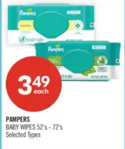 Shoppers Drug Mart PAMPERS BABY WIPES offer