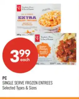 Shoppers Drug Mart PC SINGLE SERVE FROZEN ENTREES offer