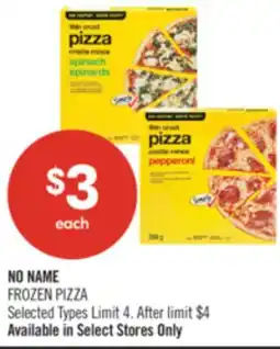 Shoppers Drug Mart NO NAME FROZEN PIZZA offer