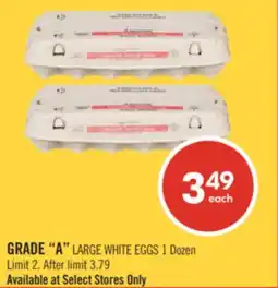 Shoppers Drug Mart GRADE A LARGE WHITE EGGS offer