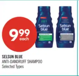 Shoppers Drug Mart SELSUN BLUE ANTI-DANDRUFF SHAMPOO offer