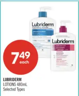 Shoppers Drug Mart LUBRIDERM LOTIONS offer