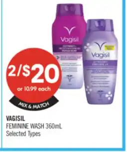 Shoppers Drug Mart VAGISIL FEMININE WASH offer