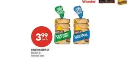 Shoppers Drug Mart COUNTRY HARVEST BAGELS 6's offer