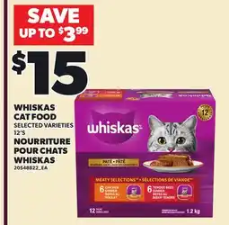 Independent City Market WHISKAS CAT FOOD, 12'S offer
