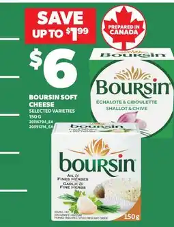 Independent City Market BOURSIN SOFT CHEESE offer