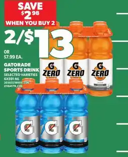 Independent City Market GATORADE SPORTS DRINK offer