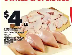 Independent City Market CHICKEN BREASTS BONE-IN, SKINLESS CHICKEN WINGS offer