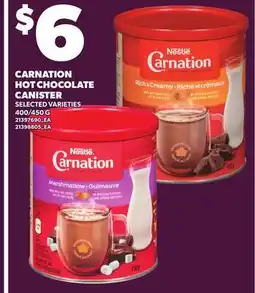 Independent City Market CARNATION HOT CHOCOLATE CANISTER, 400/450 G offer