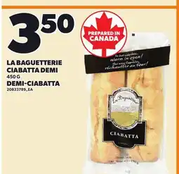 Independent City Market LA BAGUETTERIE CIABATTA DEMI offer