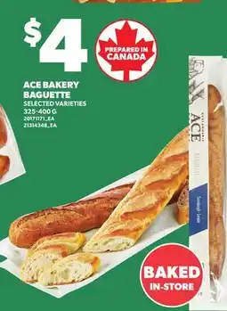 Independent City Market ACE BAKERY BAGUETTE offer