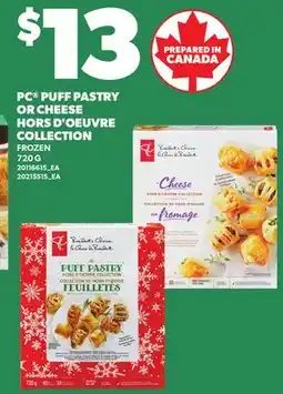 Independent City Market PC PUFF PASTRY OR CHEESE HORS D'OEUVRE COLLECTION offer