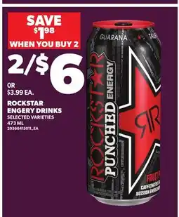 Independent City Market ROCKSTAR ENGERY DRINKS offer
