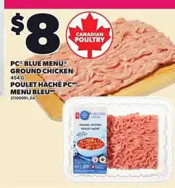Independent City Market PC BLUE MENU GROUND CHICKEN offer