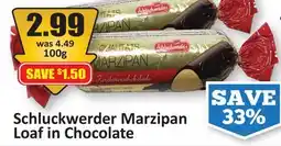 Starsky Schluckwerder Marzipan Loaf in Chocolate offer