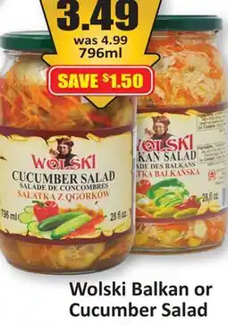 Starsky Wolski Balkan or Cucumber Salad offer