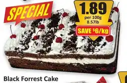 Starsky Black Forrest Cake offer