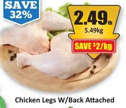 Starsky Chicken Legs W/Back Attached offer