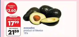 Wholesale Club AVOCADOS, 16's offer