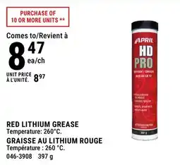 BMR RED LITHIUM GREASE offer