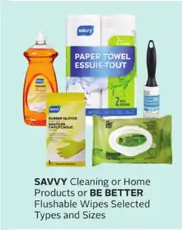 Rexall SAVVY Cleaning or Home Products or BE BETTER Flushable Wipes offer