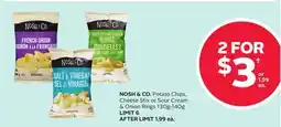 Rexall NOSH & CO. Potato Chips, Cheese Stix or Sour Cream & Onion Rings offer