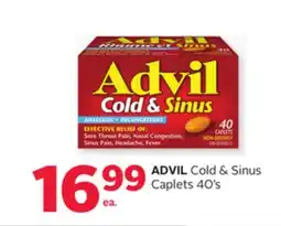 Rexall ADVIL Cold & Sinus Caplets offer