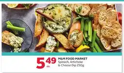 Rexall M & M FOOD MARKET Spinach, Artichoke & Cheese Dip offer