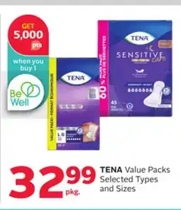 Rexall TENA Value Packs offer