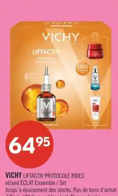 Pharmaprix VICHY LIFTACTIV PROTOCOLE RIDES and ÉCLAT Set offer