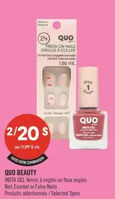 Pharmaprix QUO BEAUTY Nail Enamel or False Nails offer