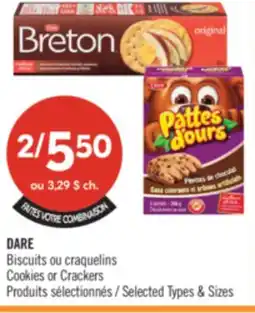 Pharmaprix DARE Cookies or Crackers offer