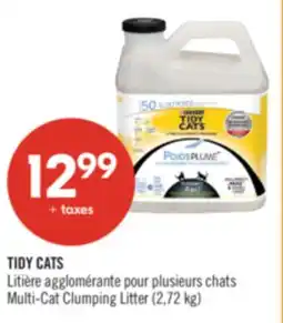 Pharmaprix TIDY CATS Multi-Cat Clumping Litter offer