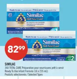 Pharmaprix SIMILAC 360 TOTAL CARE Ready To Use Infant Formula (16 x 235 mL) offer