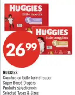Pharmaprix HUGGIES super Super Boxed Diapers offer